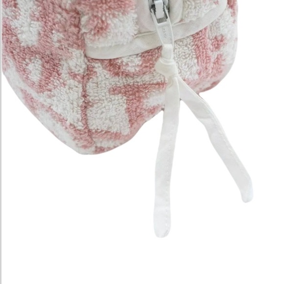 SOLD CHRISTIAN DIOR Vintage Y2K Pink & Ivory Terry Cloth Trotter Monogram Mini - Picture 8 of 11